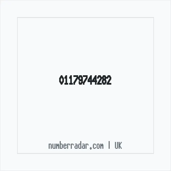 Reverse number check for +44 117 974 4282 — who called me?