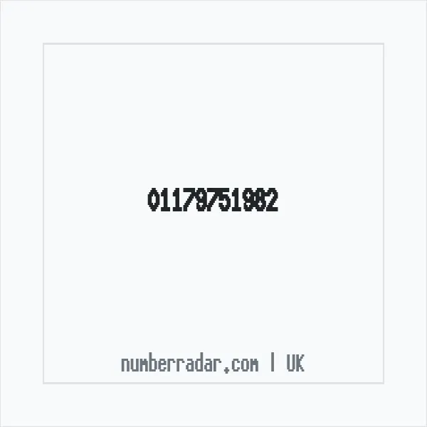 Reverse number check for +44 117 975 1982 — who called me?