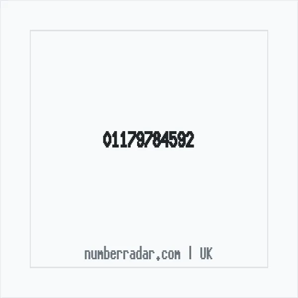 Reverse number check for +44 117 978 4592 — who called me?