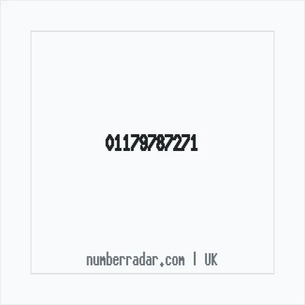 Reverse number check for +44 117 978 7271 — who called me?