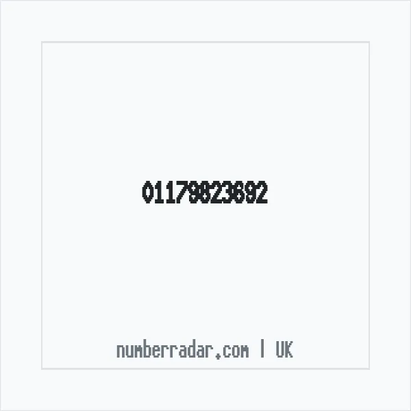 Reverse number check for +44 117 982 3692 — who called me?