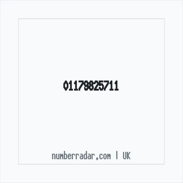 Reverse number check for +44 117 982 5711 — who called me?