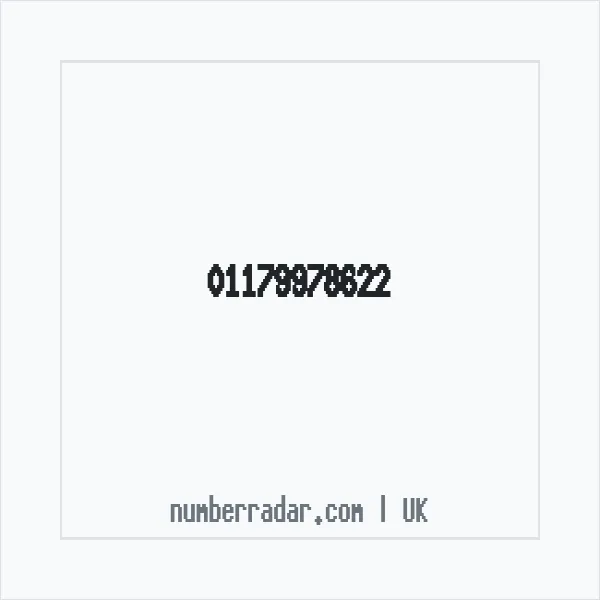 Reverse number check for +44 117 997 8622 — who called me?