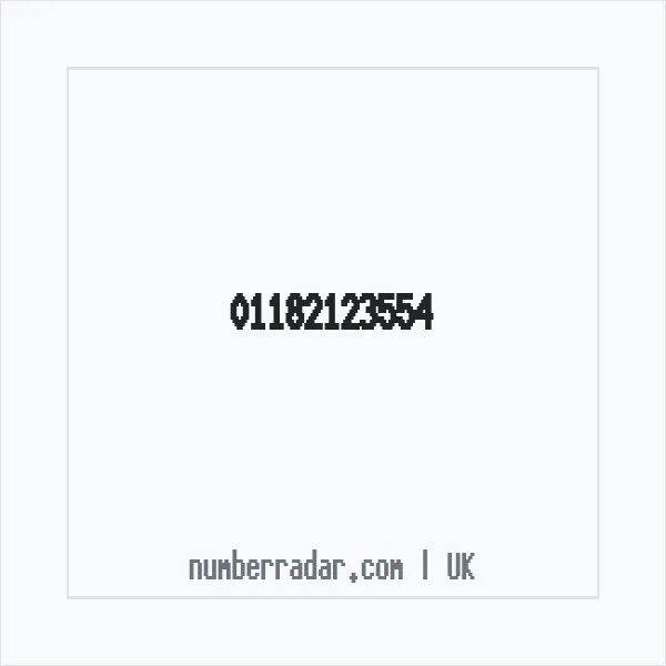 Reverse number check for +44 118 212 3554 — who called me?