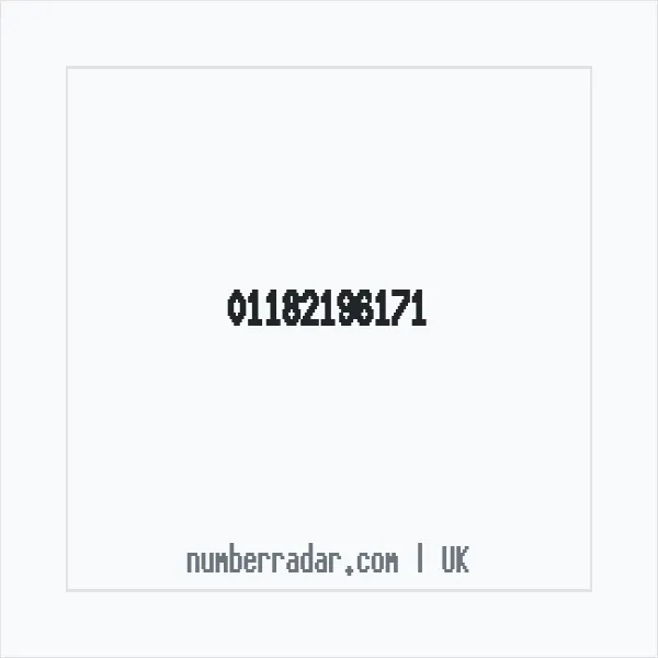 Reverse number check for +44 118 219 6171 — who called me?