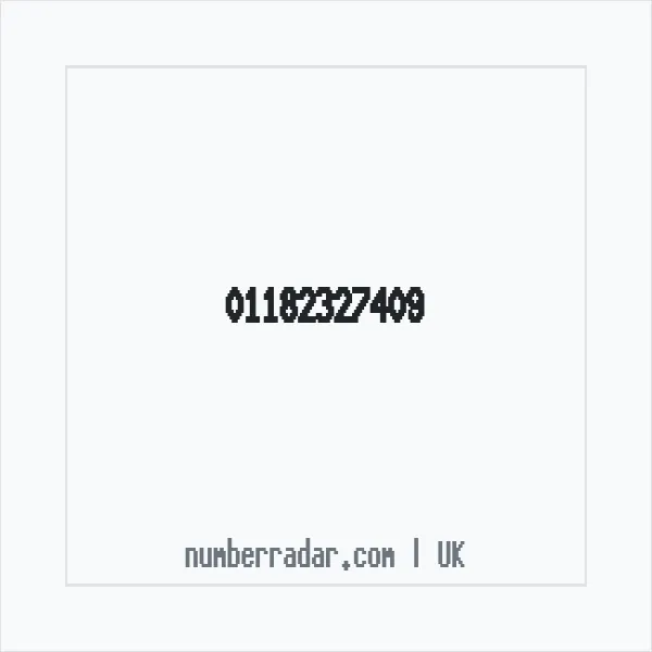 Reverse number check for +44 118 232 7409 — who called me?