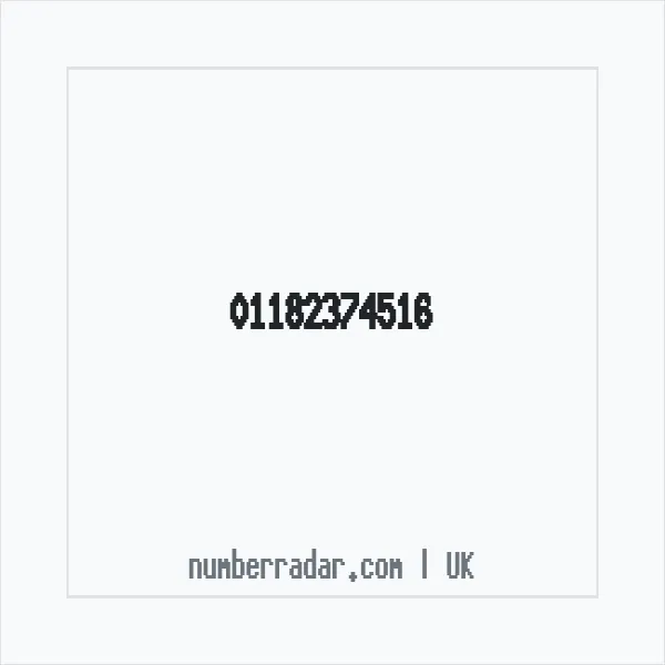 Reverse number check for +44 118 237 4516 — who called me?