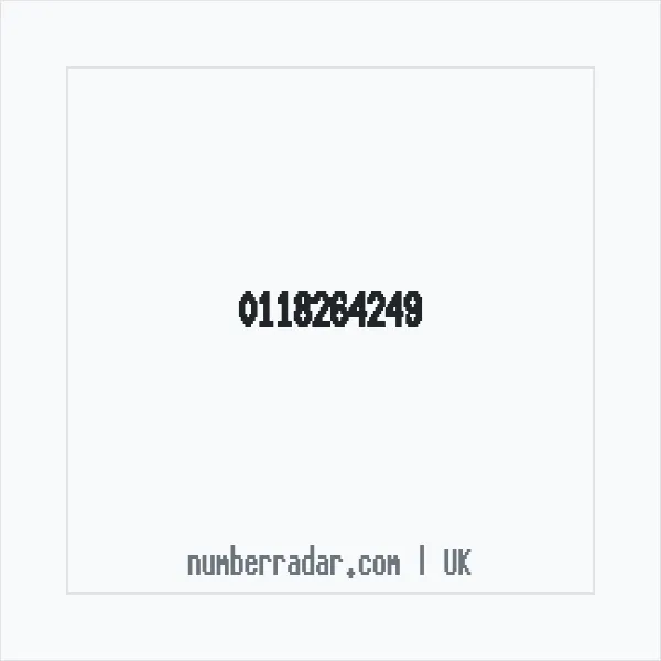 Reverse number check for +44 118264249 — who called me?