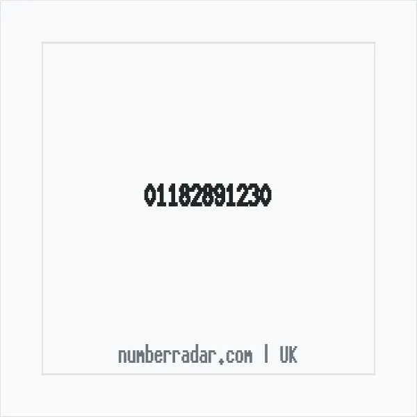 Reverse number check for +44 118 289 1230 — who called me?