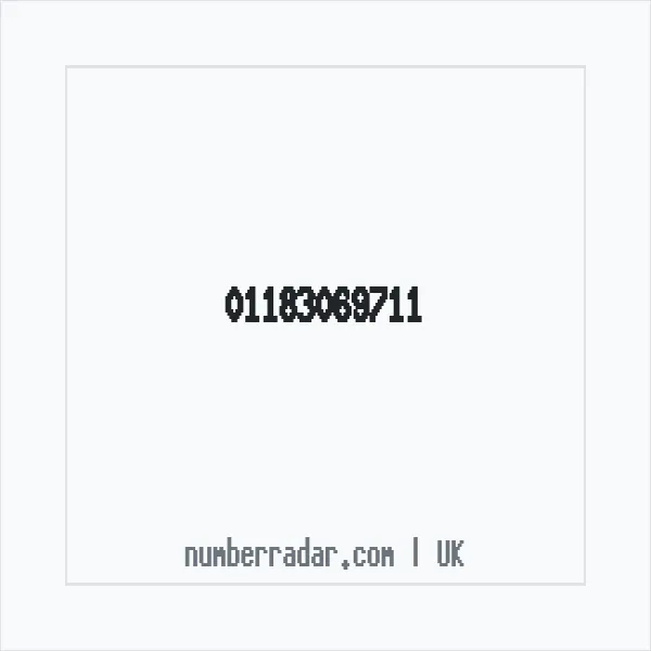 Reverse number check for +44 118 306 9711 — who called me?
