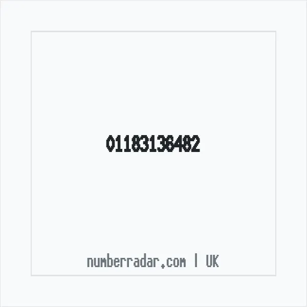 Reverse number check for +44 118 313 6482 — who called me?