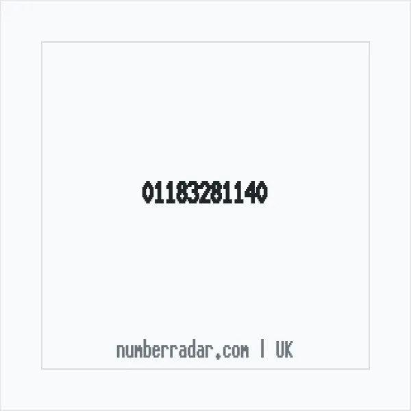 Reverse number check for +44 118 328 1140 — who called me?
