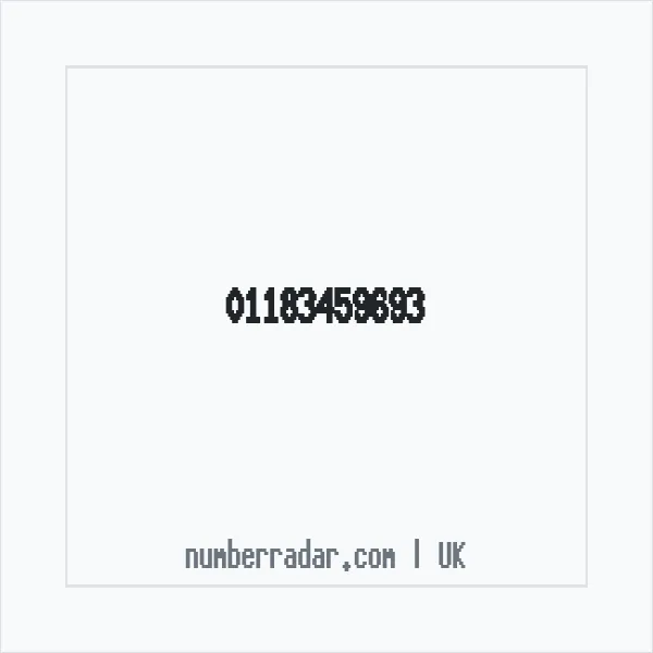 Reverse number check for +44 118 345 9693 — who called me?