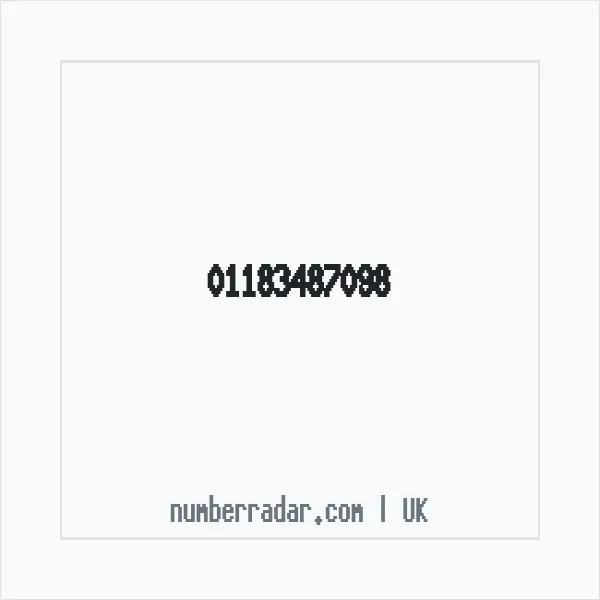 Reverse number check for +44 118 348 7098 — who called me?
