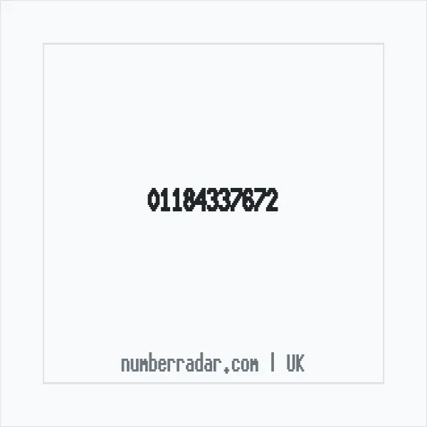 Reverse number check for +44 118 433 7672 — who called me?
