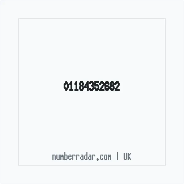 Reverse number check for +44 118 435 2682 — who called me?