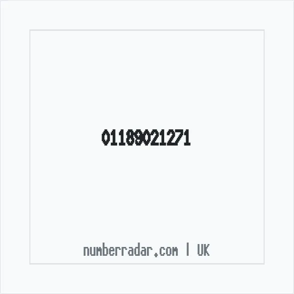 Reverse number check for +44 118 902 1271 — who called me?