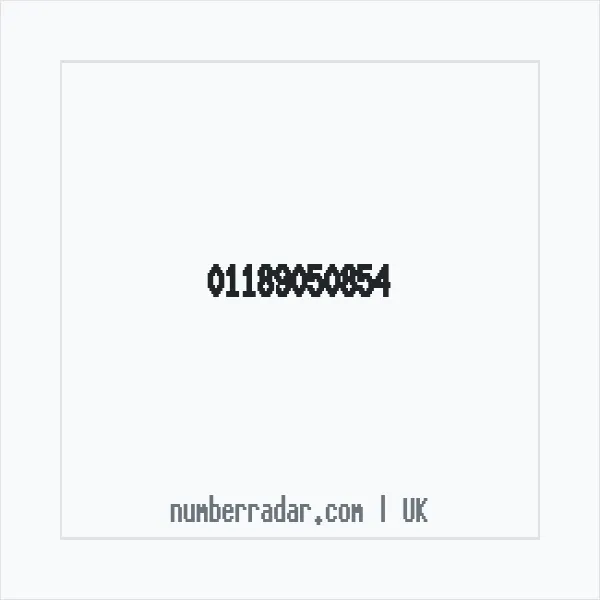 Reverse number check for +44 118 905 0854 — who called me?
