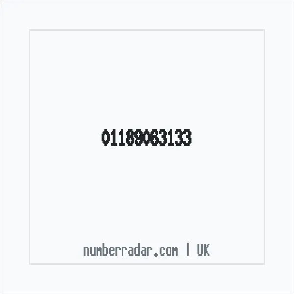 Reverse number check for +44 118 906 3133 — who called me?