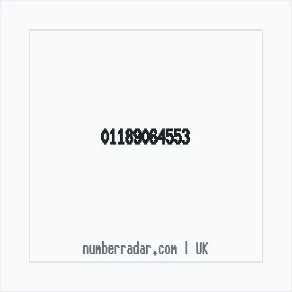 Reverse number check for +44 118 906 4553 — who called me?