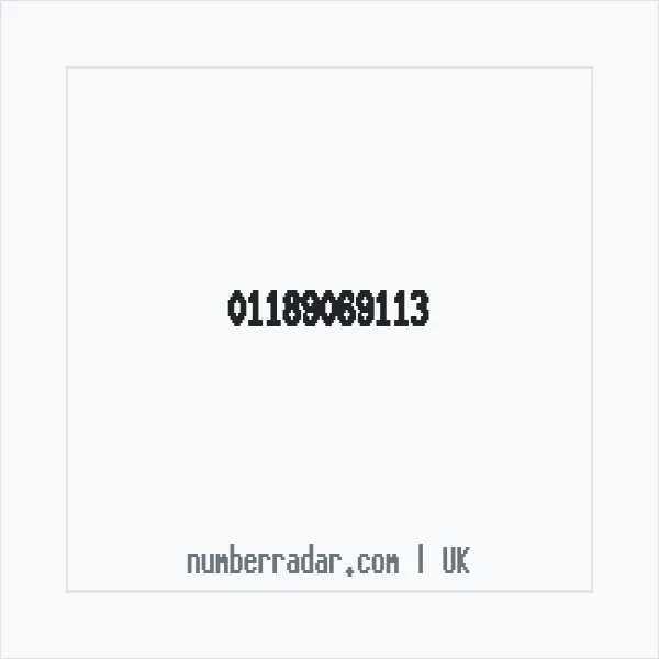 Reverse number check for +44 118 906 9113 — who called me?