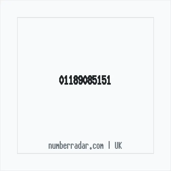 Reverse number check for +44 118 908 5151 — who called me?