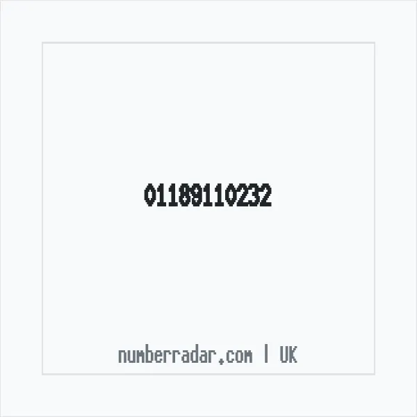 Reverse number check for +44 118 911 0232 — who called me?