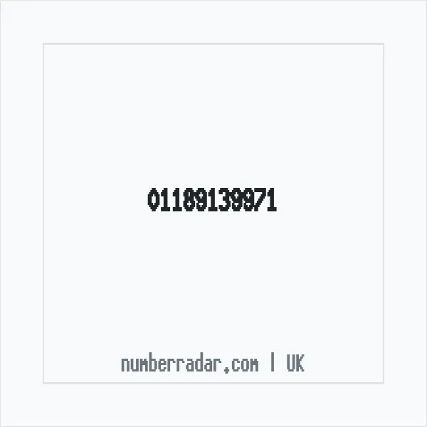 Reverse number check for +44 118 913 9971 — who called me?