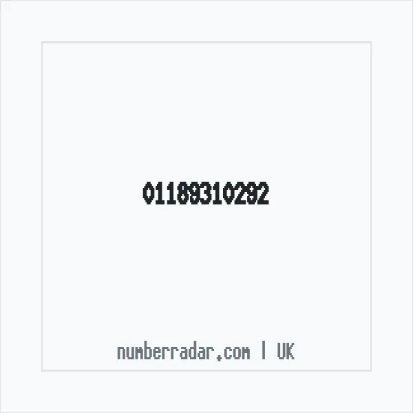 Reverse number check for +44 118 931 0292 — who called me?