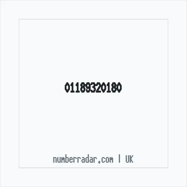 Reverse number check for +44 118 932 0180 — who called me?