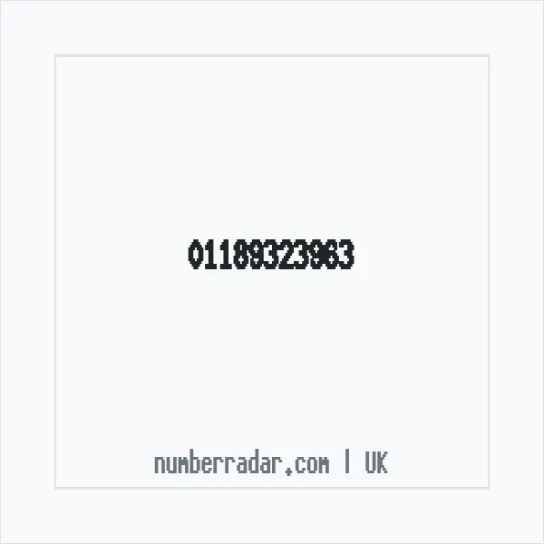 Reverse number check for +44 118 932 3963 — who called me?