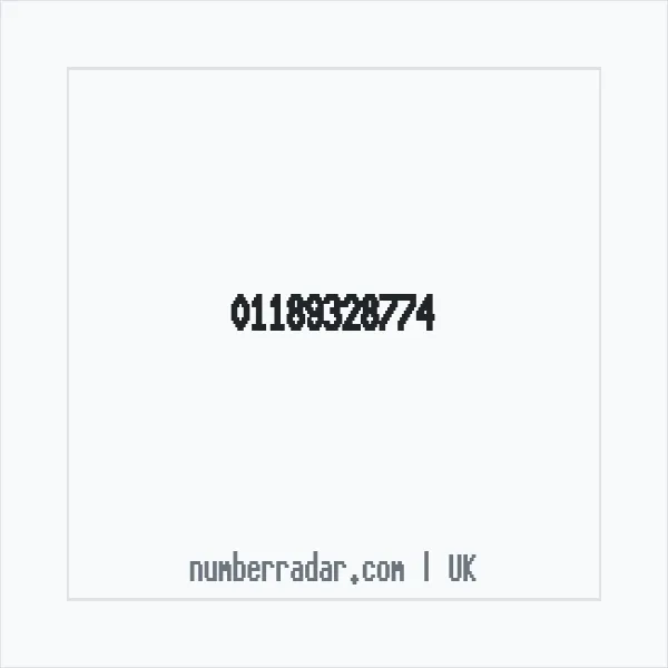 Reverse number check for +44 118 932 8774 — who called me?