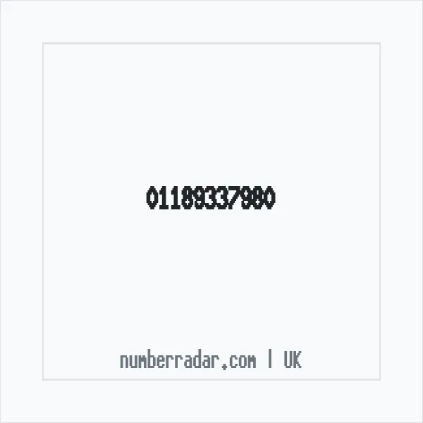 Reverse number check for +44 118 933 7980 — who called me?