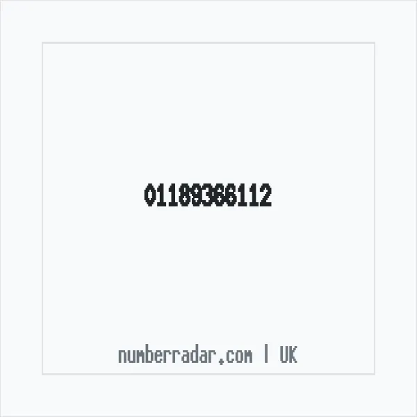 Reverse number check for +44 118 936 6112 — who called me?
