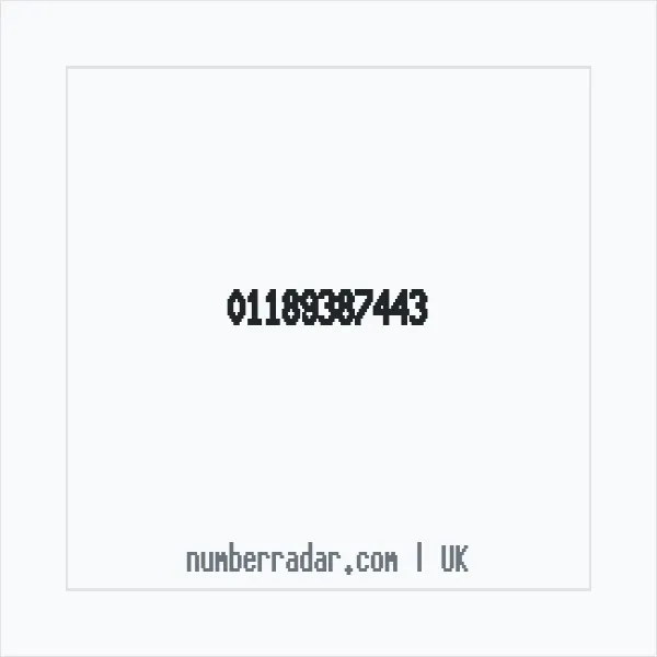 Reverse number check for +44 118 938 7443 — who called me?