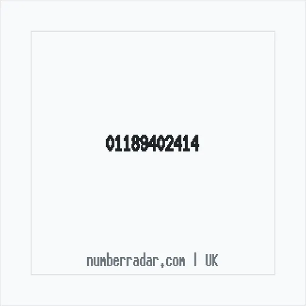 Reverse number check for +44 118 940 2414 — who called me?