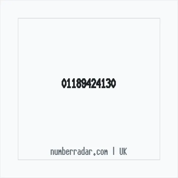 Reverse number check for +44 118 942 4130 — who called me?
