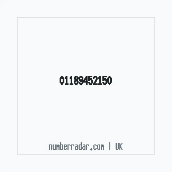 Reverse number check for +44 118 945 2150 — who called me?