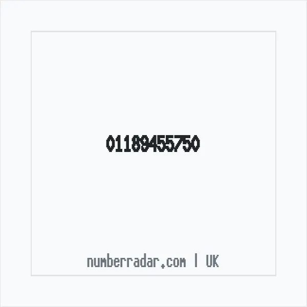 Reverse number check for +44 118 945 5750 — who called me?