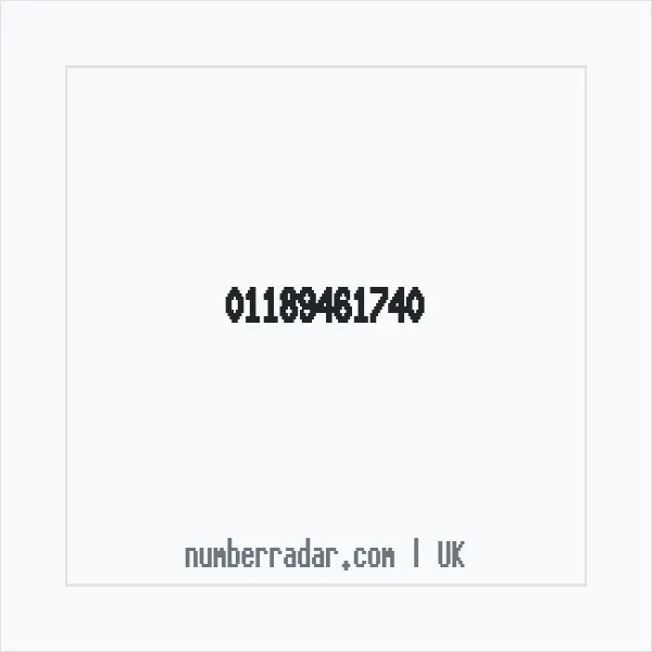 Reverse number check for +44 118 946 1740 — who called me?