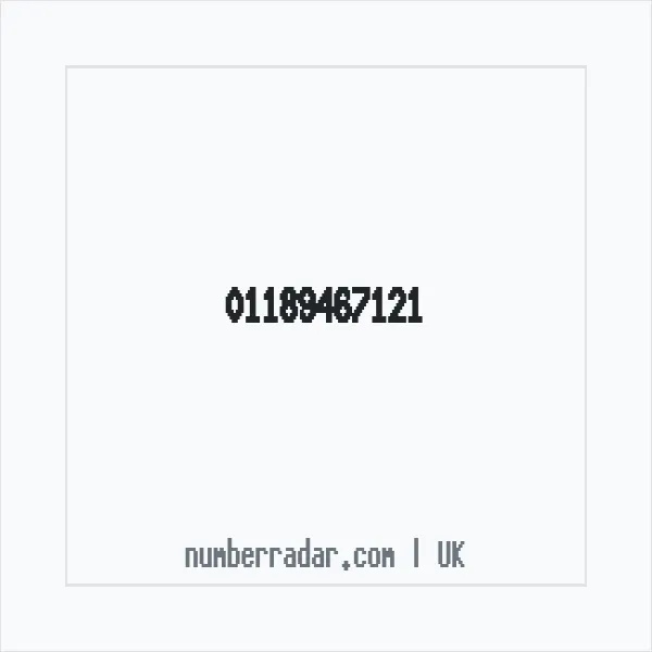 Reverse number check for +44 118 946 7121 — who called me?