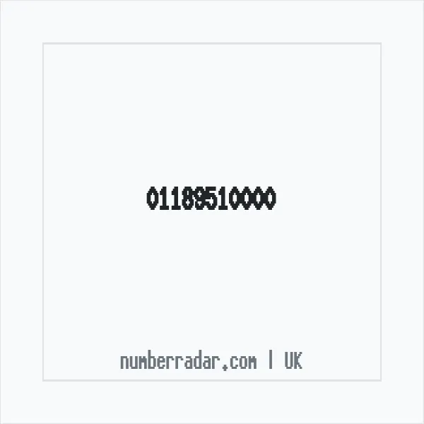 Reverse number check for +44 118 951 0000 — who called me?