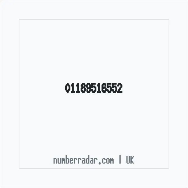 Reverse number check for +44 118 951 6552 — who called me?