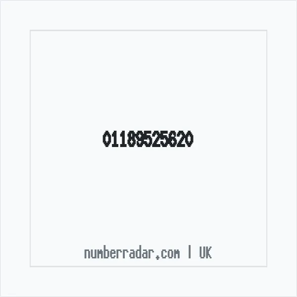 Reverse number check for +44 118 952 5620 — who called me?