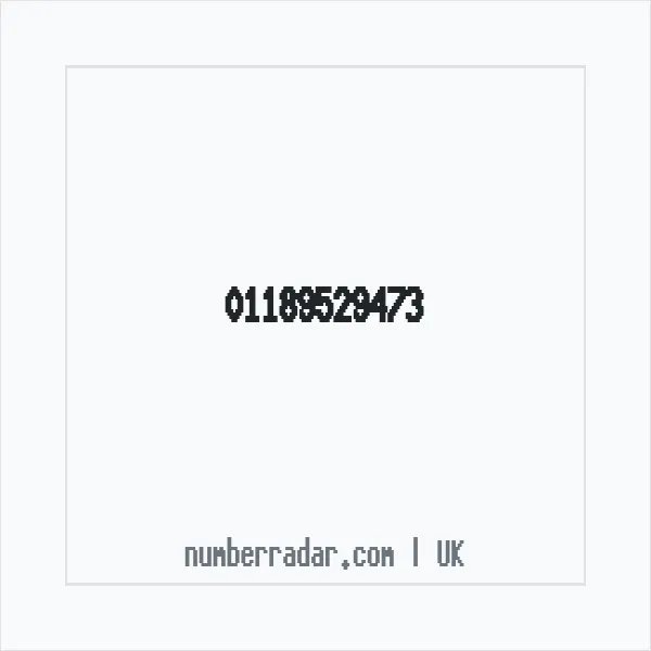 Reverse number check for +44 118 952 9473 — who called me?