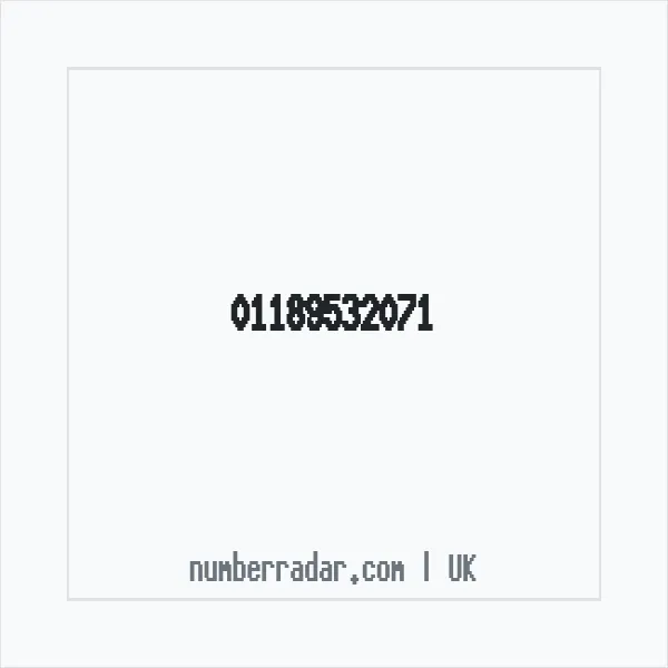 Reverse number check for +44 118 953 2071 — who called me?