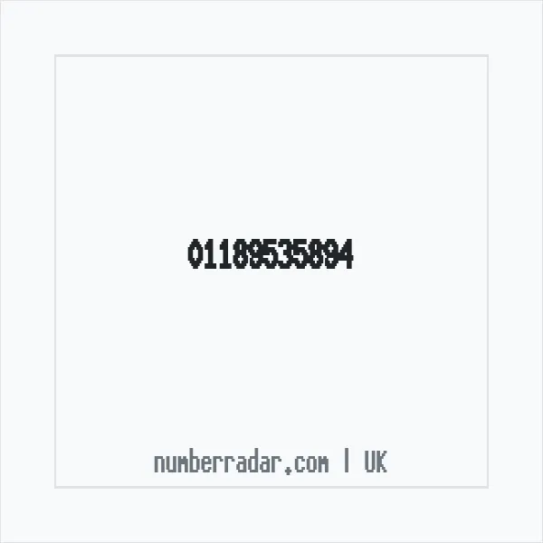 Reverse number check for +44 118 953 5894 — who called me?