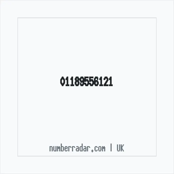 Reverse number check for +44 118 955 6121 — who called me?