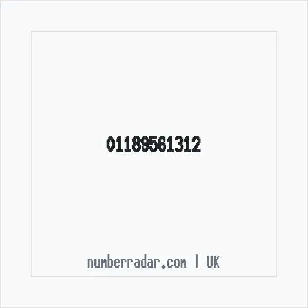 Reverse number check for +44 118 956 1312 — who called me?