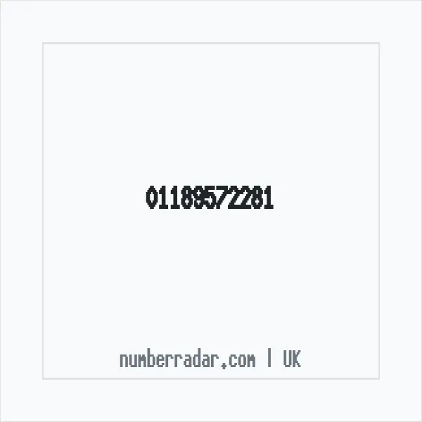 Reverse number check for +44 118 957 2281 — who called me?
